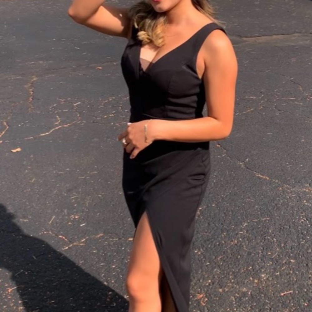 Black formal dress